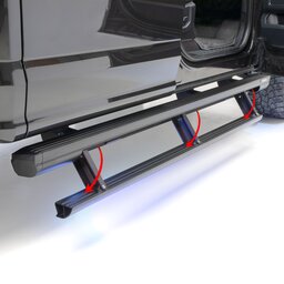 ActionTrac 87.6" Powered Running Boards, Select Ram 1500 Crew Cab