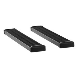 Grip Step 7" x 54" Black Aluminum Running Boards, Select Silverado, Sierra