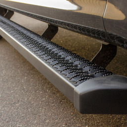 SlimGrip 5" x 78" Black Aluminum Running Boards, Select Dodge, Ram 1500