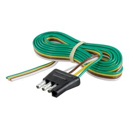 4-Way Flat Connector Plug with 48" Wires (Trailer Side)