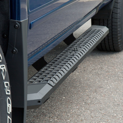 AdvantEDGE 5-1/2" x 91" Black Aluminum Side Bars, Select Silverado, Sierra Crew