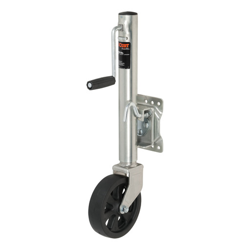 Curt Marine Jack with 8" Wheel (1,500 lbs, 10" Travel) - 28115