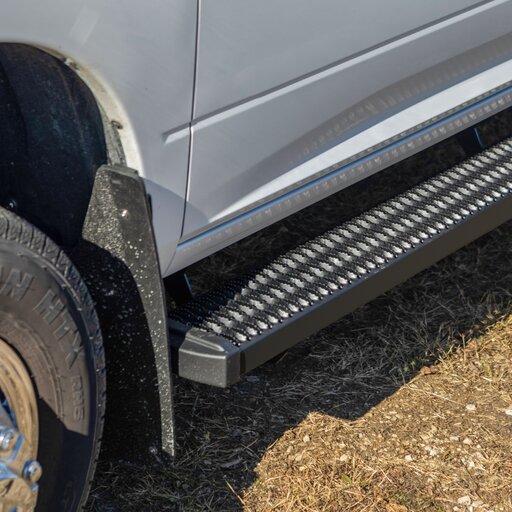 Grip Step 7" x 125" Aluminum W2W Running Boards, Select Ford F-250, F-350, F-450