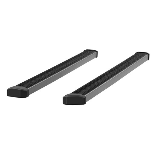 SlimGrip 5" x 78" Black Aluminum Running Boards (No Brackets)