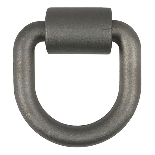 Curt 3" x 3" Weld-On Tie-Down D-Ring (8,833 lbs, Raw Steel) - 83760