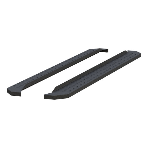 RidgeStep 6-1/2" x 91" Black Steel Running Boards (No Brackets)